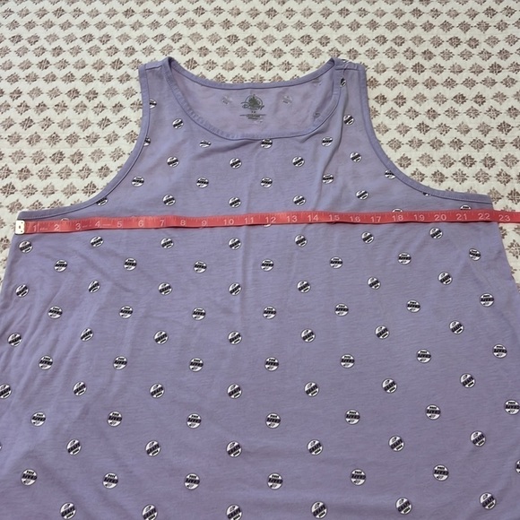 Walt Disney World UP Grape Soda Racerback Tank Top Size 1X Lilac Sold in Parks! - Picture 9 of 11